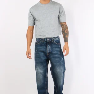 Jeans Largo Denim Medio