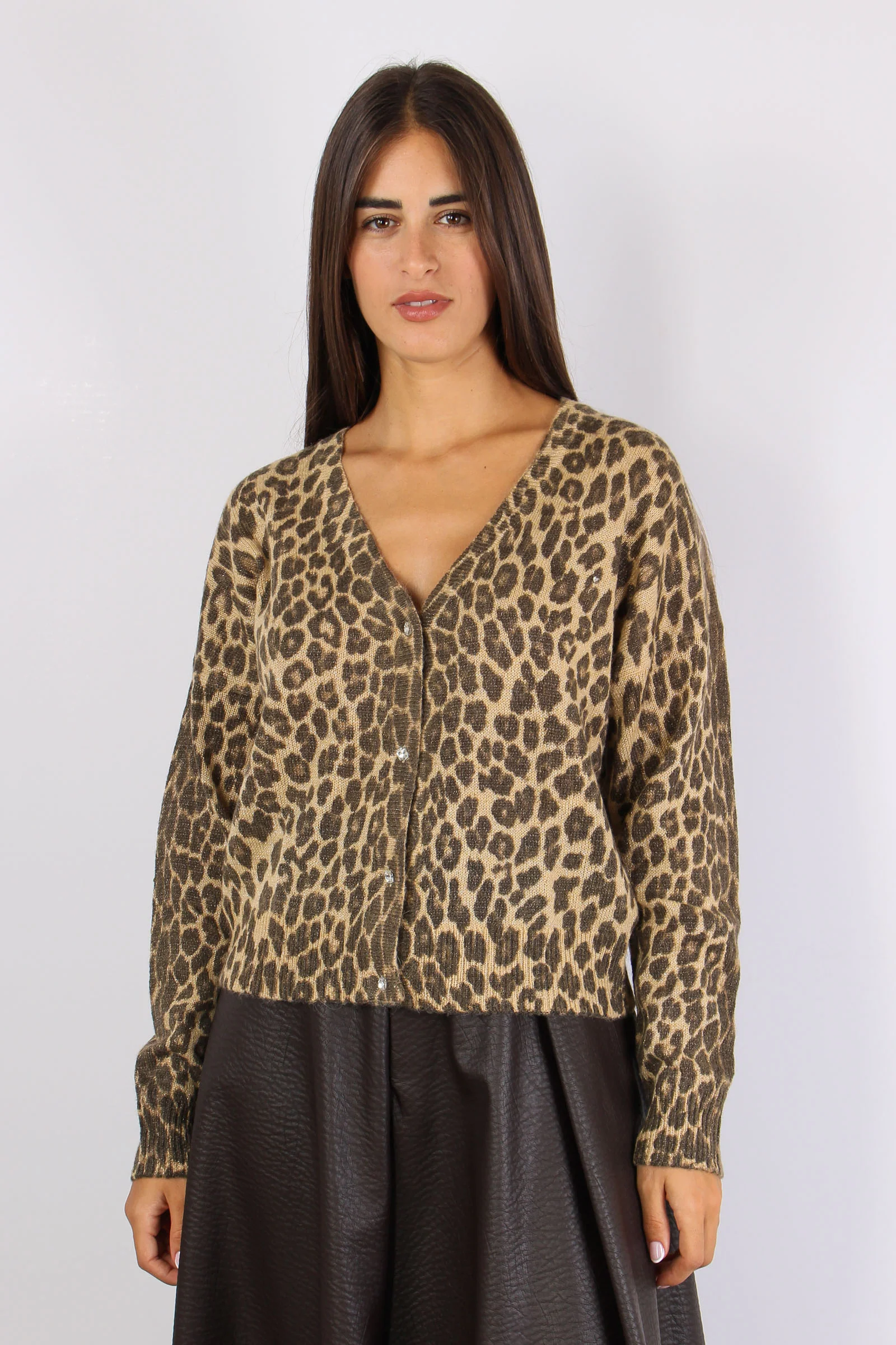 Cardigan Mohair Macula Animalier - immagine 5