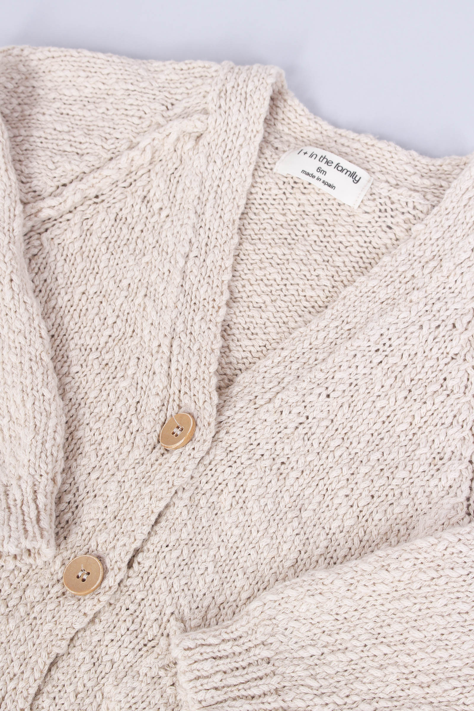Cardigan Basico Natural - immagine 5
