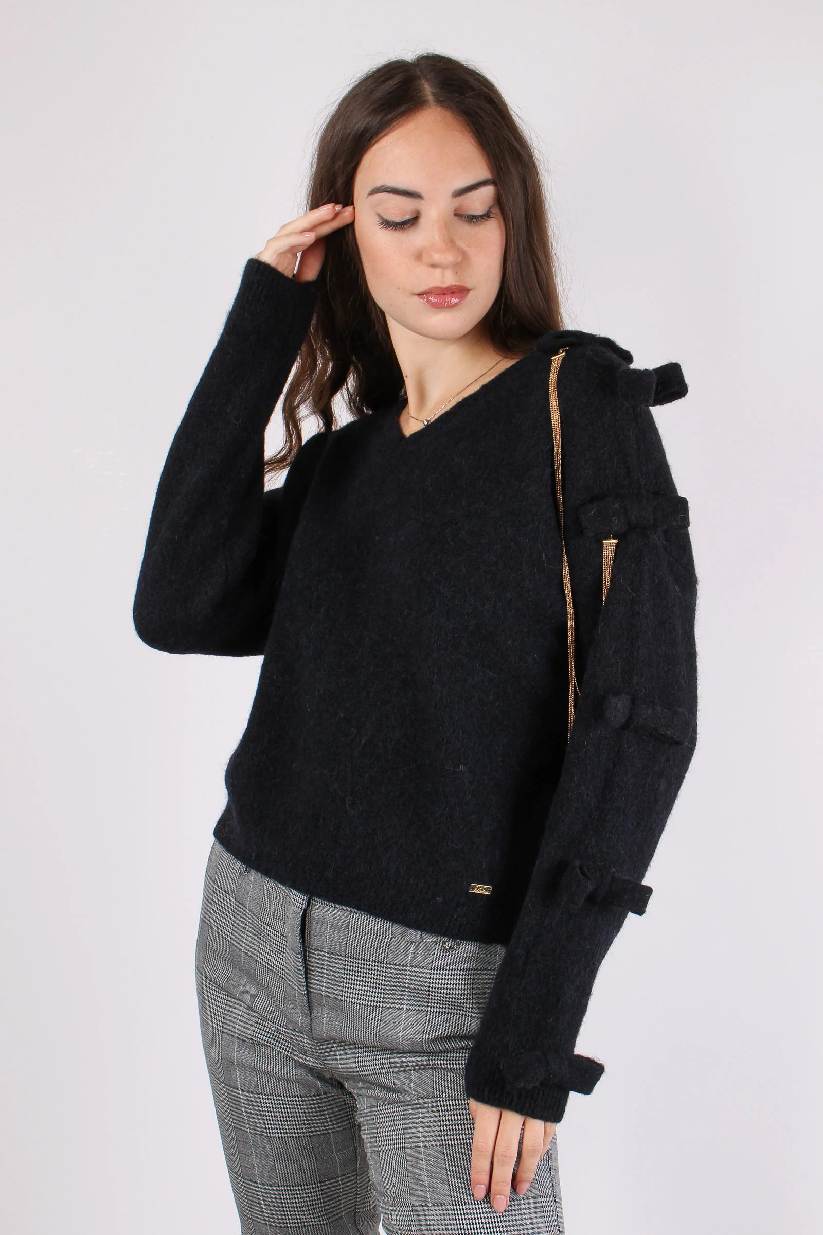 Maglia Scavo V Fiocchi Black - immagine 8