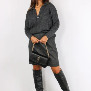 Almerigo Maglia Scavo V Costa Antracite