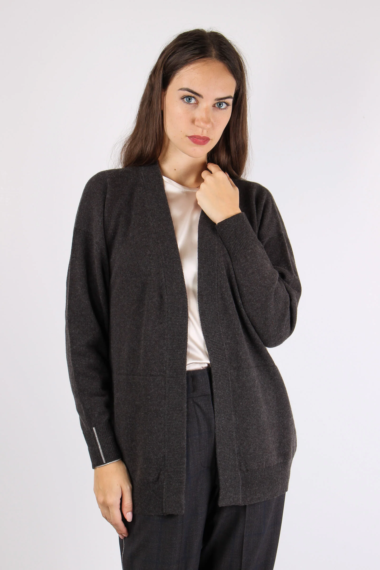 Cardigan Aperto Cintura Moro - immagine 3