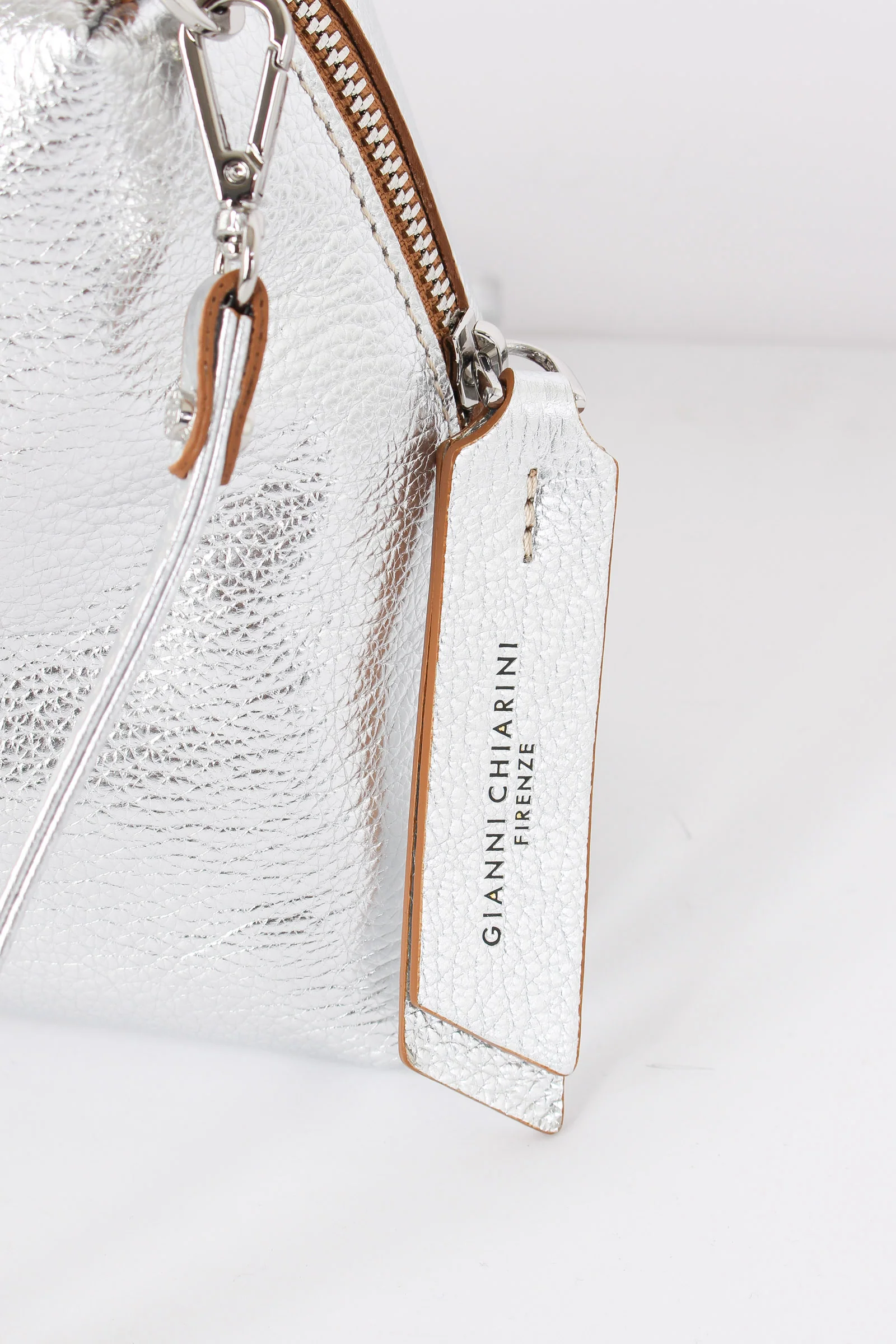 Alifa Mini Bag 2 Manici Meta Silver - immagine 6