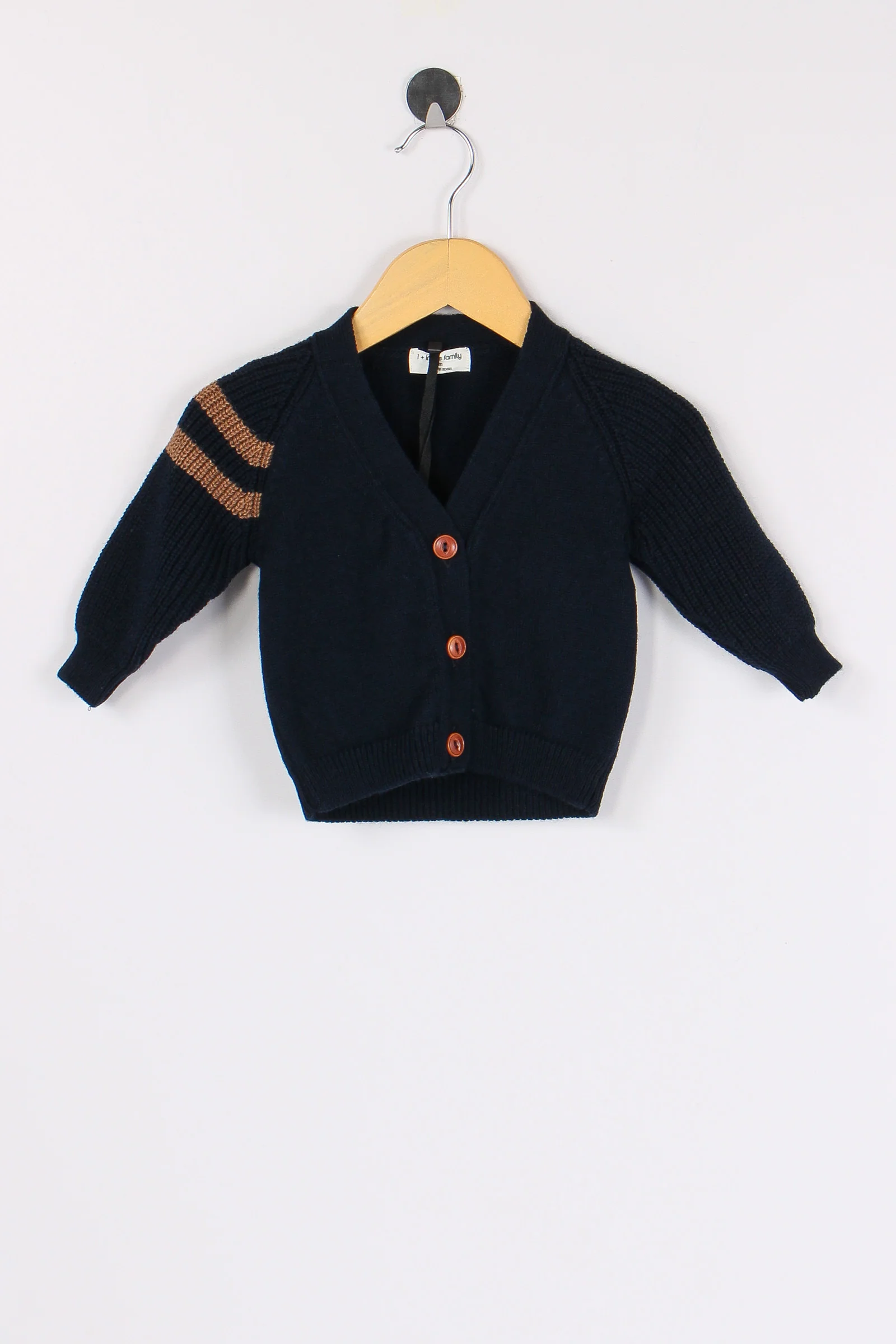Cardigan Bottoni Dark Blue