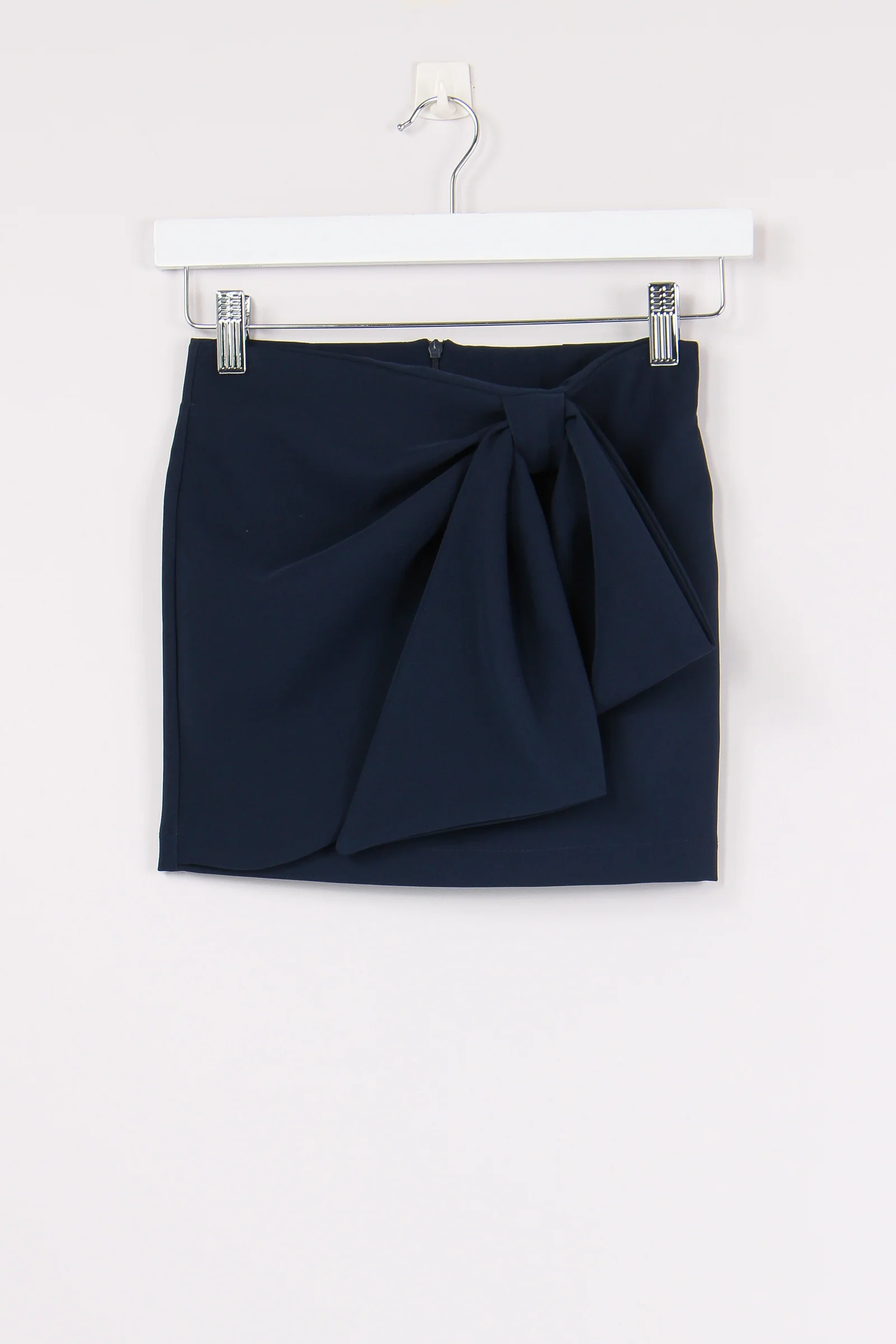 Gonna Fiocco Assimetrico Blu - immagine 2