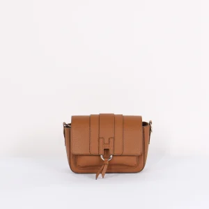 Borsa Tracolla Pelle Nappa Marrone