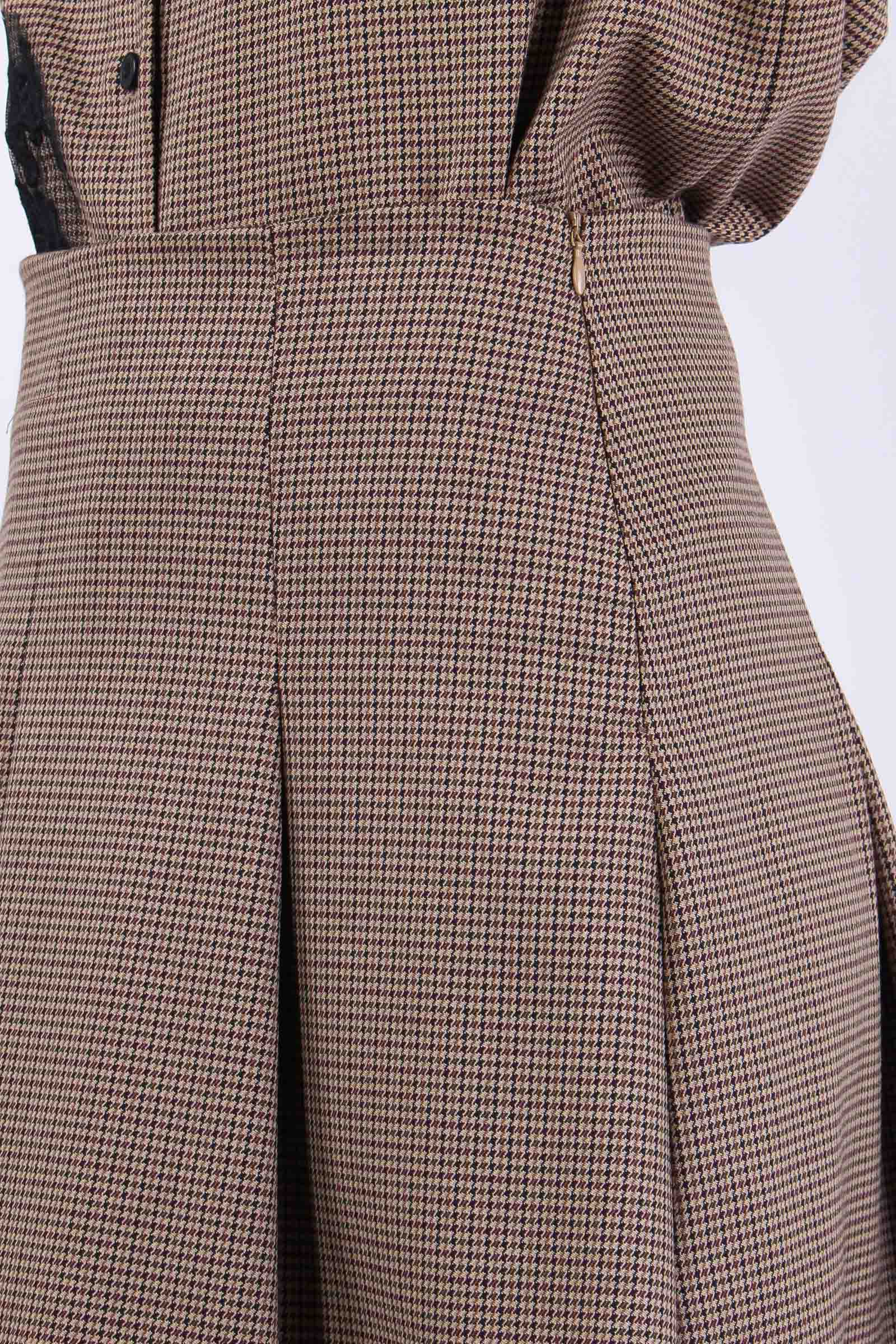 Minigonna Ruota Micro Check - immagine 8