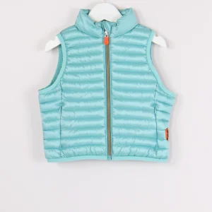 Ava Gilet Piuma Anise Blue