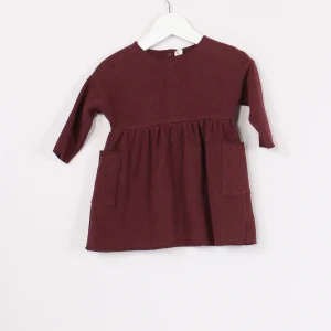 Abito Caldo Cotone Burgundy