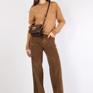 Maglia Traforata Mohair Tortora