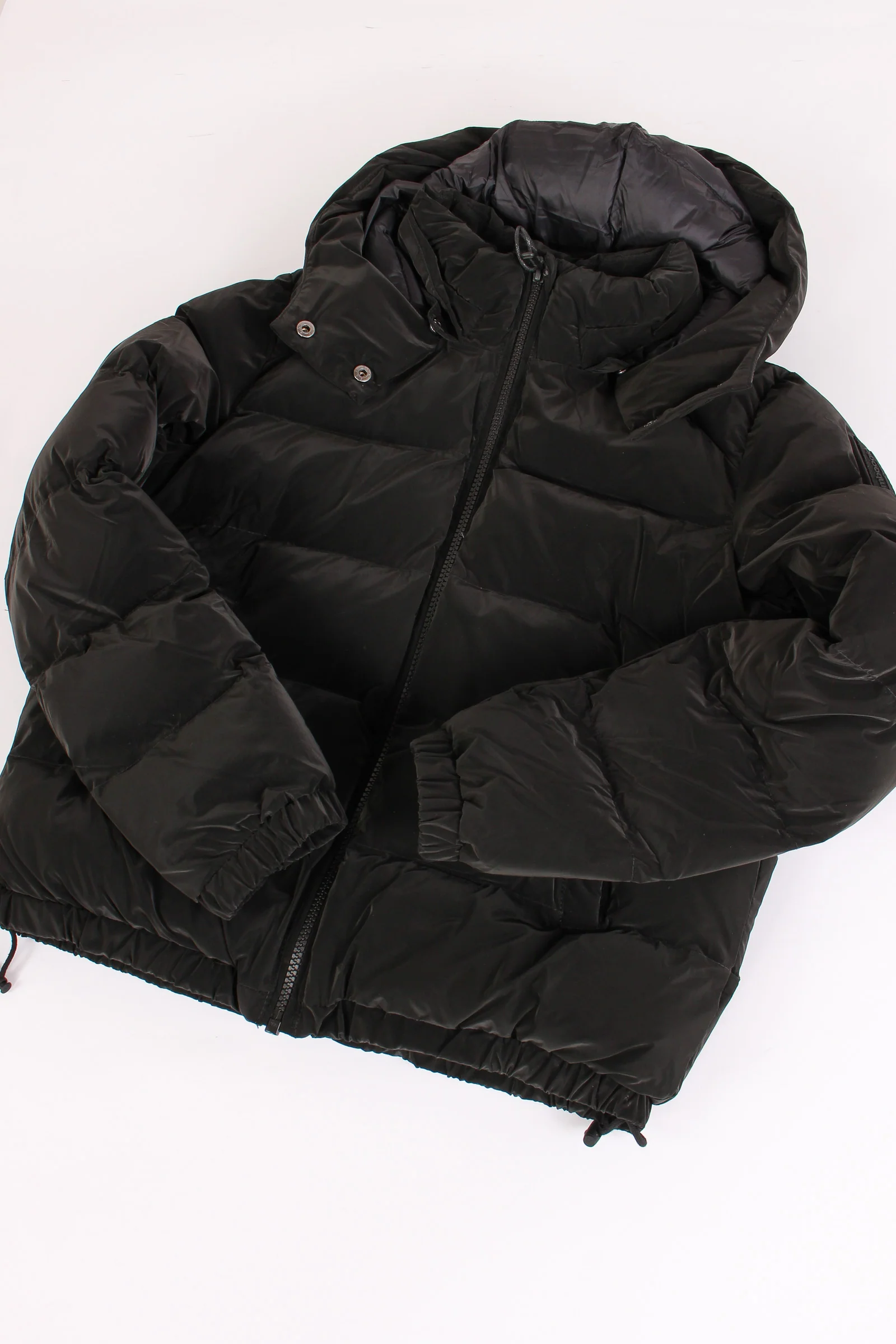 Piumino Opaco Cappuccio Black - immagine 5