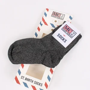 Calzino Lungo Lurex Nero