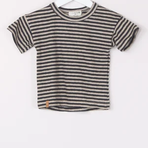 T-shirt Riga Anthracite/beige