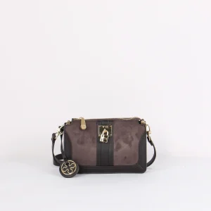 Georgia Pochette Eco Camoscio Antracite
