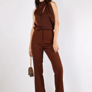 Blusa Smanicata Sottogiacca Brown