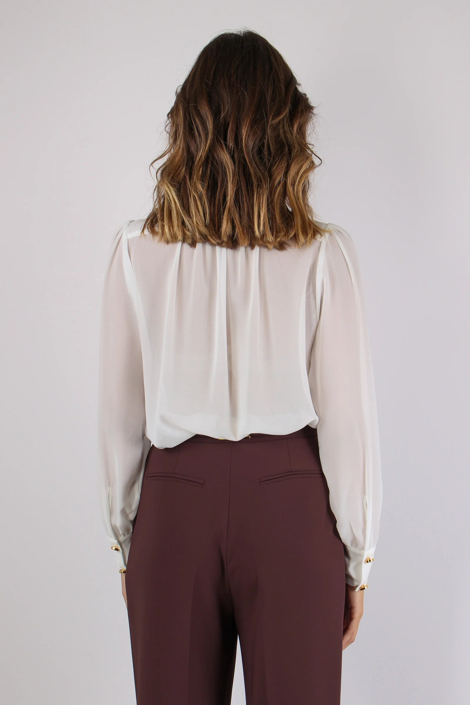 Camicia Collana Avorio - immagine 8