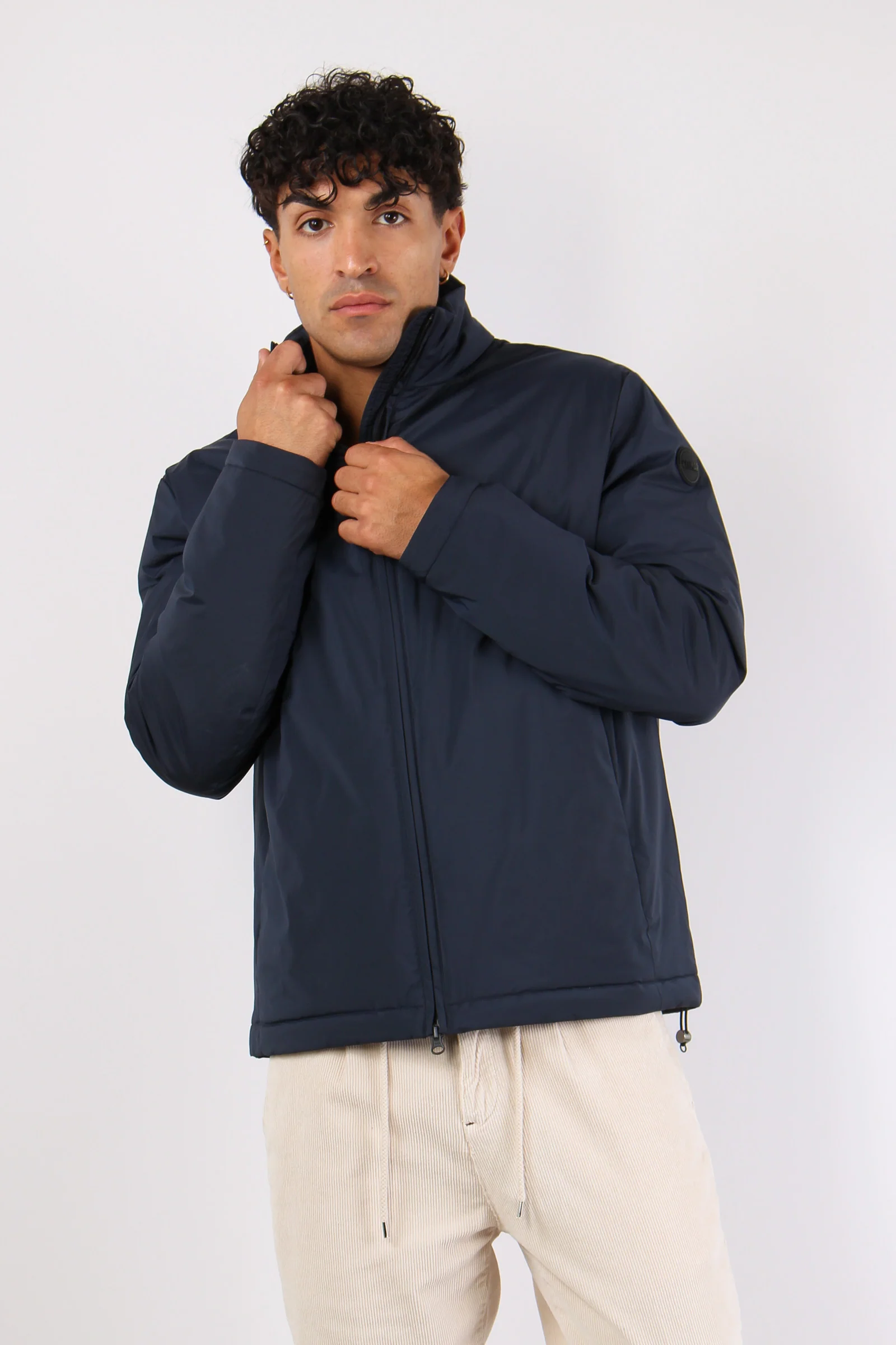 Bomber Ovatta Navy/nero - immagine 3