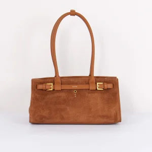 Valegro Baguette Suede Fibbie Tobacco