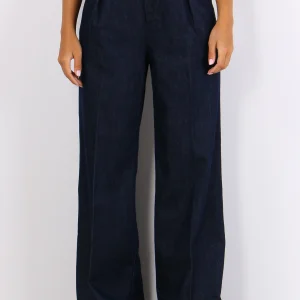 Alain_20 Denim Palazzo Lurex Blu Denim