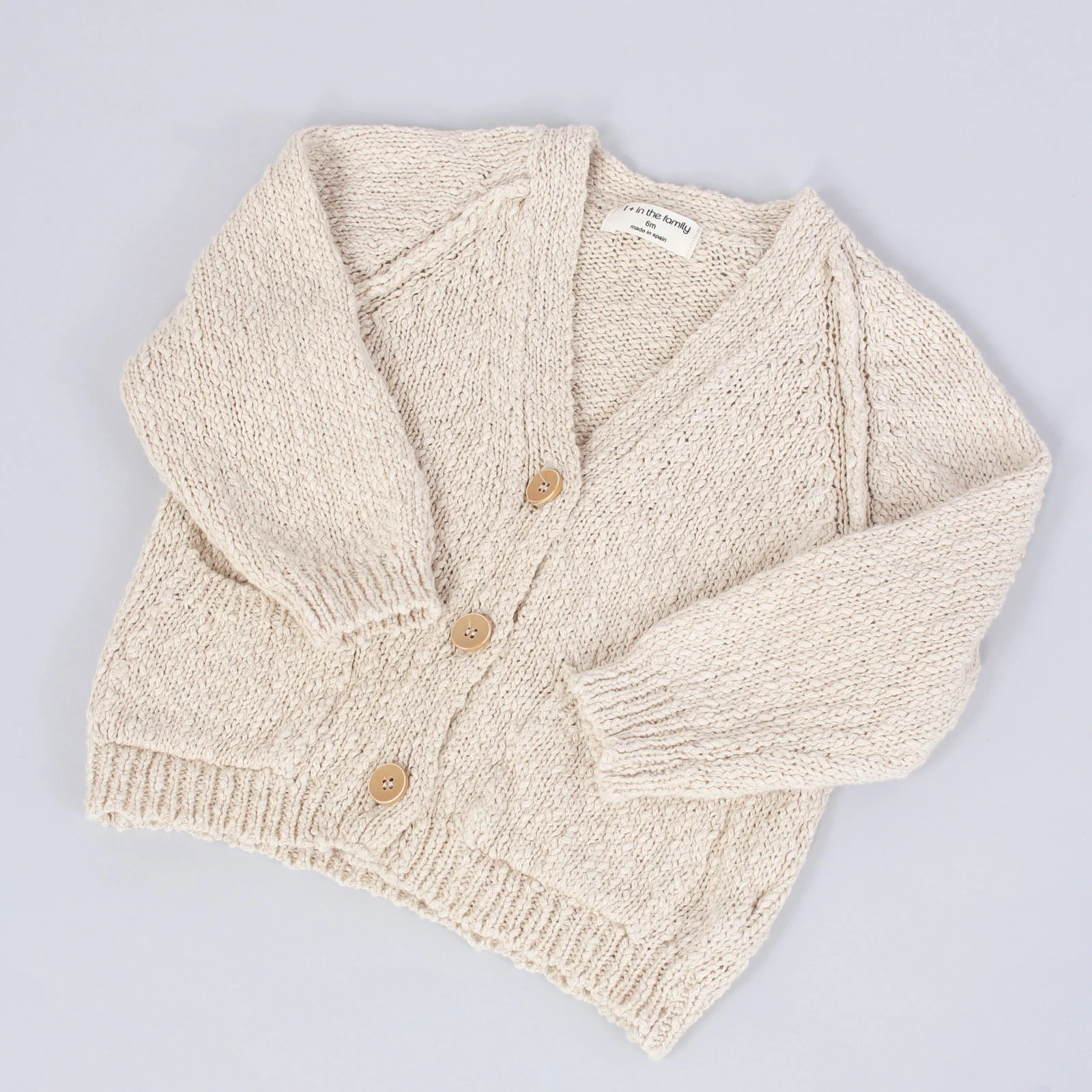 Cardigan Basico Natural - immagine 6