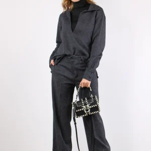 Pantalone Palazzo Graphite