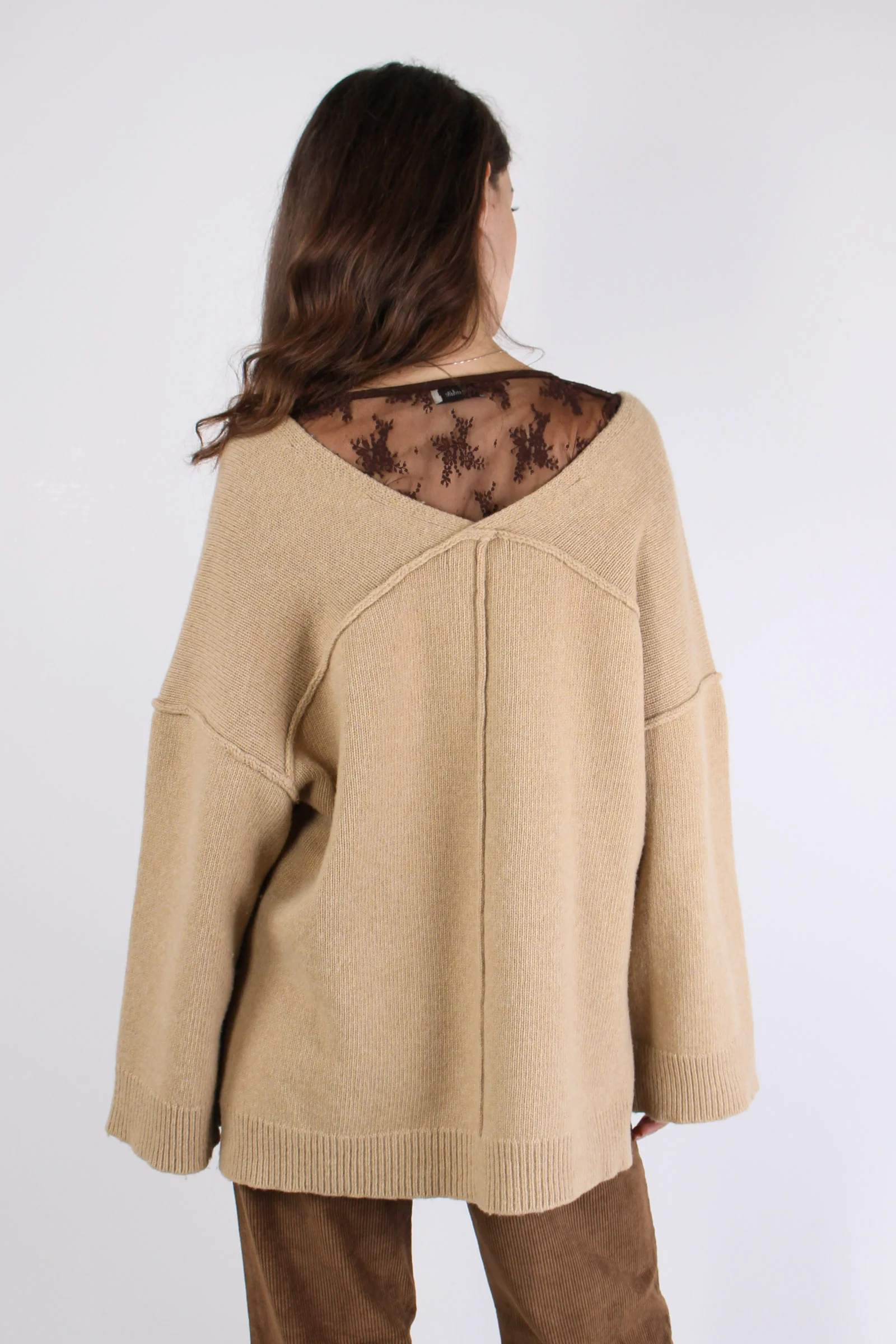 Maglia Scavo V Avanti Dietro Tortora - immagine 6