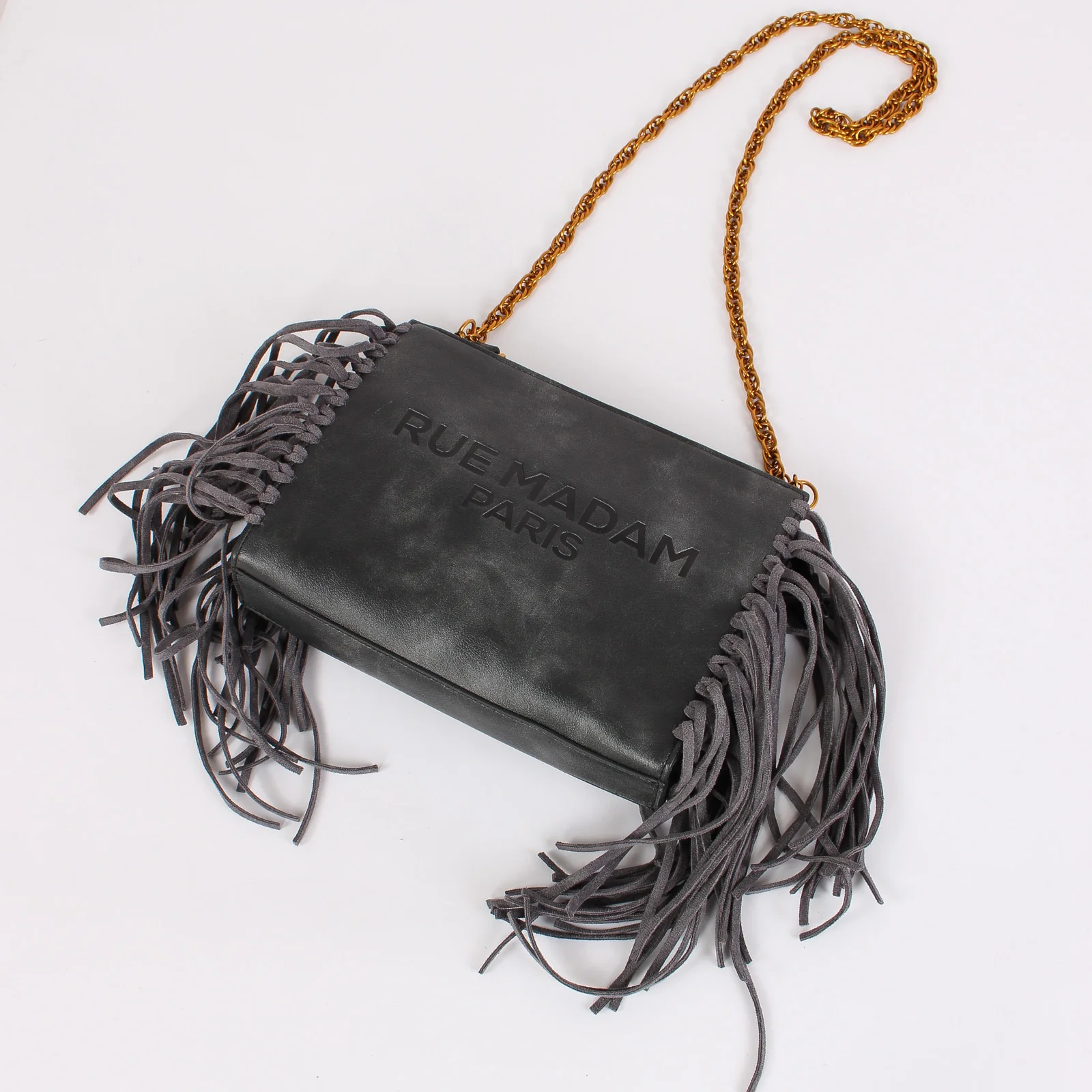 Pochette Vintage Frange Vintage Black - immagine 8