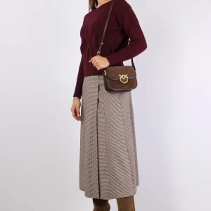 Maglia Viscosa Treccia Bordeuax