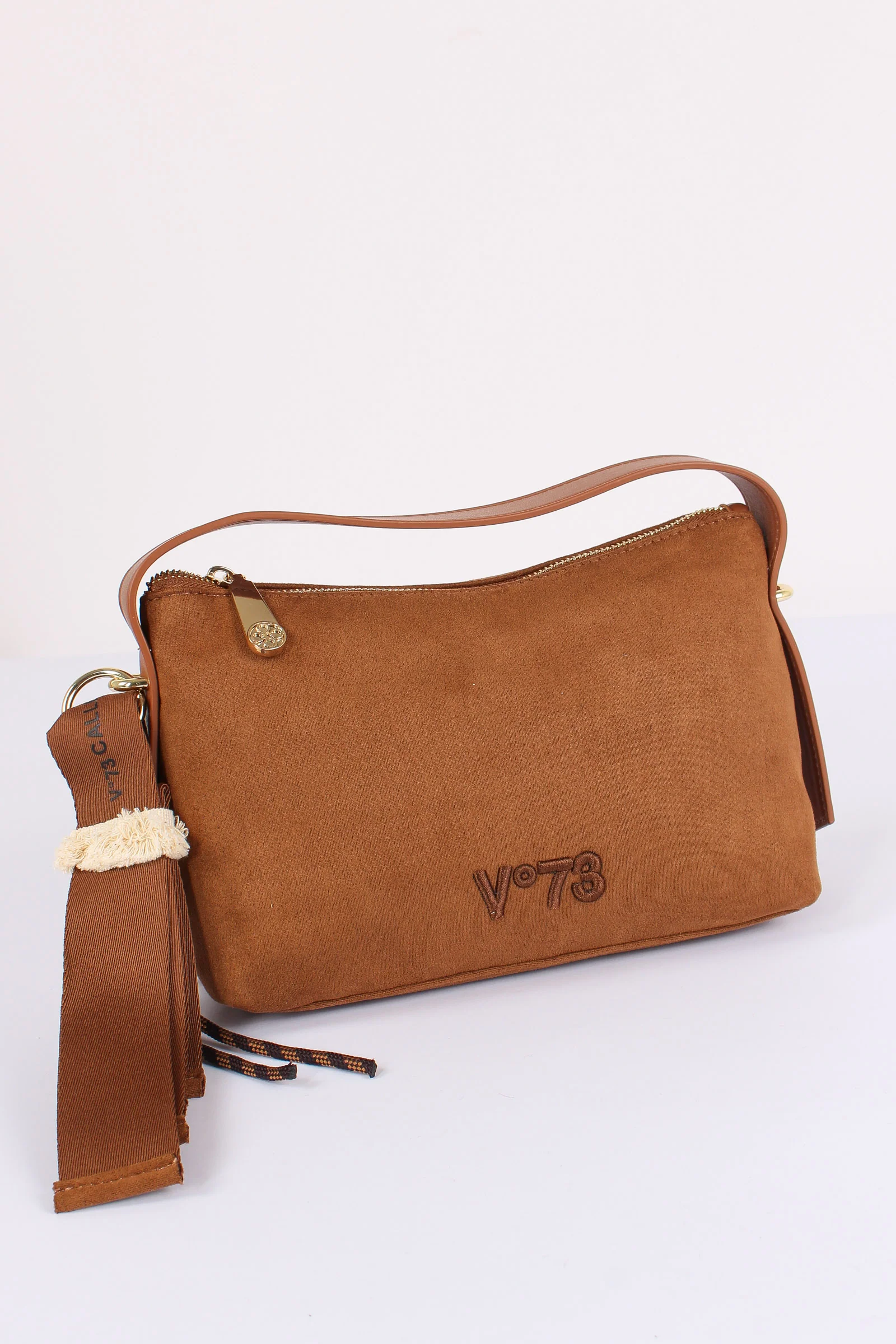 Danielle Sacca Mini Ecocamoscio Cuoio - immagine 6