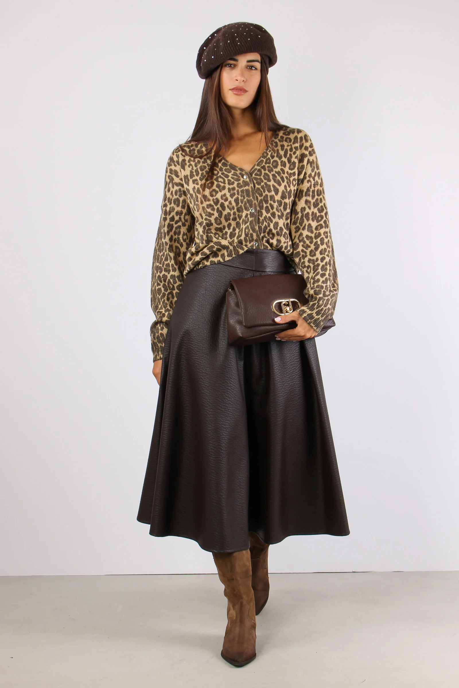 Cardigan Mohair Macula Animalier - immagine 2