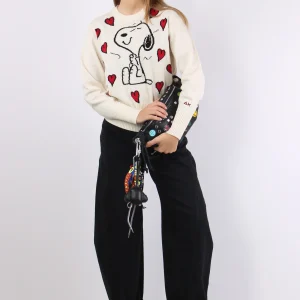 Maglia Ricamo Grande Bianco