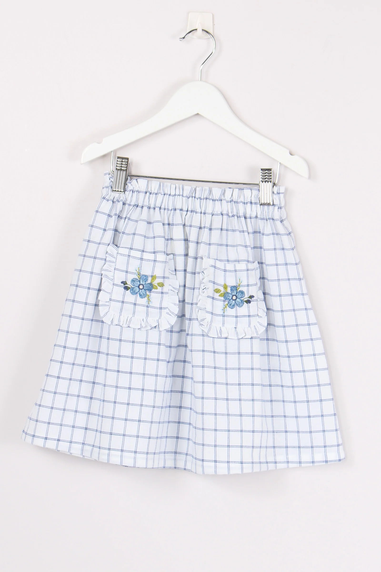 Gonna Quadri Check Blu