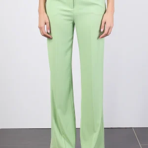 Pantalone Palazzo Fluido Verde