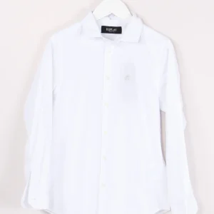 Camicia Collo Francese Bianco
