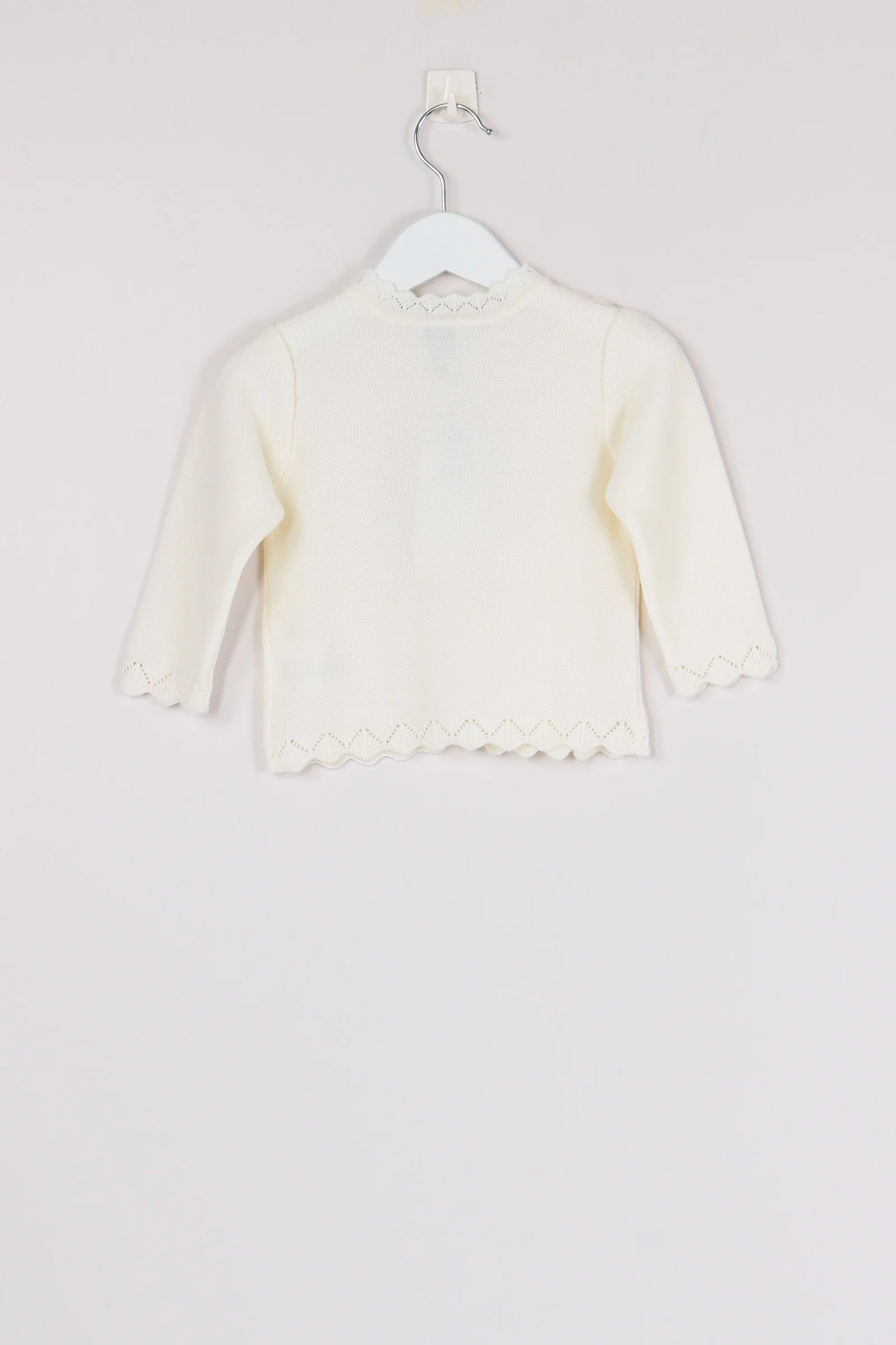 Cardigna Profilo Pizzo Latte - immagine 3