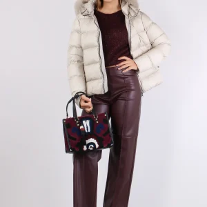 Maglia Scatoletta Filo Lurex Vino