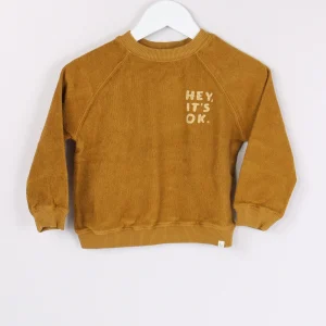 Felpa Rovesciata Ocre