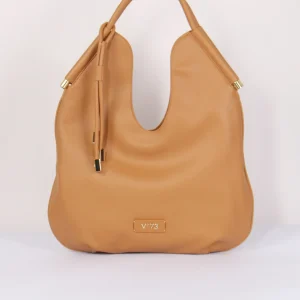 Amber Mazzaluna Ciondolo Oro Camel