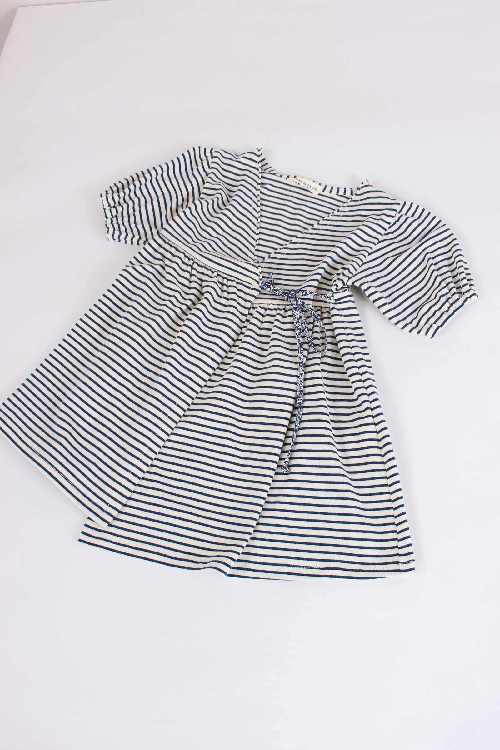 Abito Incrocio Jersey Blu Riga - immagine 3