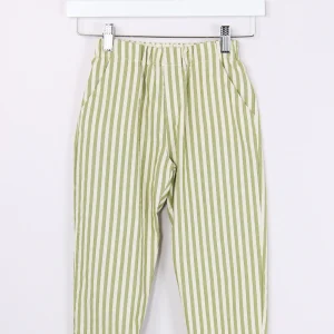 Pantalone Riga Verde/bianco