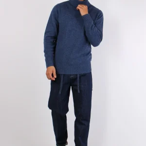Collo Alto Lambswool Denim