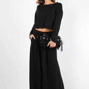 Felpa Scuba Maxi Tasca Nero