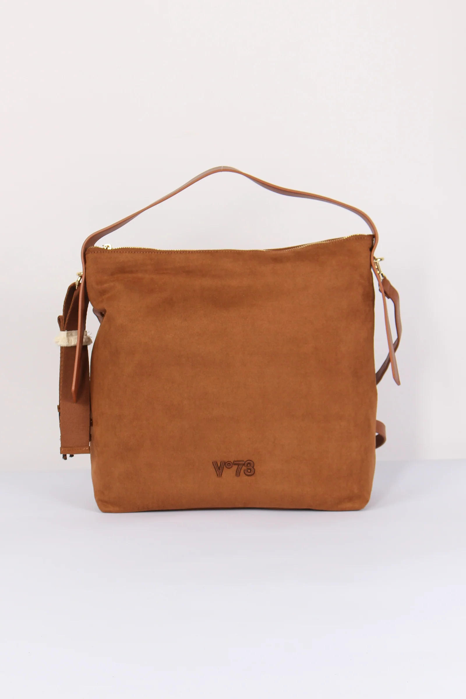 Danielle Sacca Hobo Ecocamoscio Cuoio