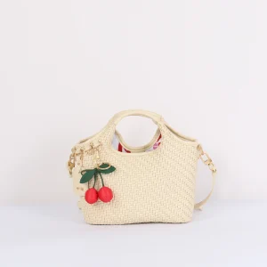 Zelda Shopping Mini Intreccio Off White
