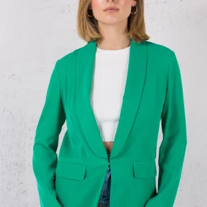 Mina Giacca Over Fluida Deep Mint