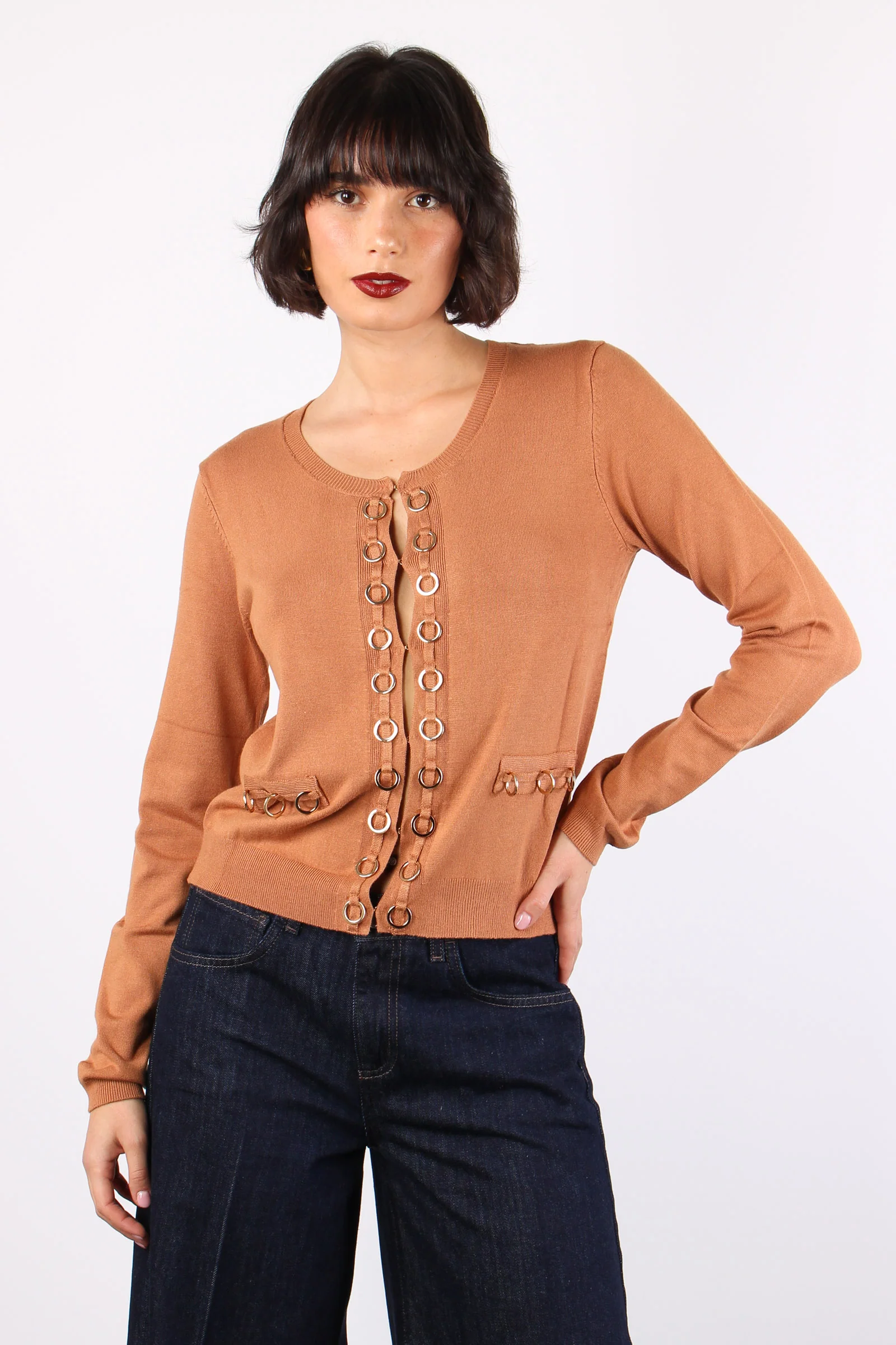 Asia Cardigan Anelli Amber B - immagine 6