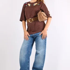 T-shirt Patch Ricami Unica