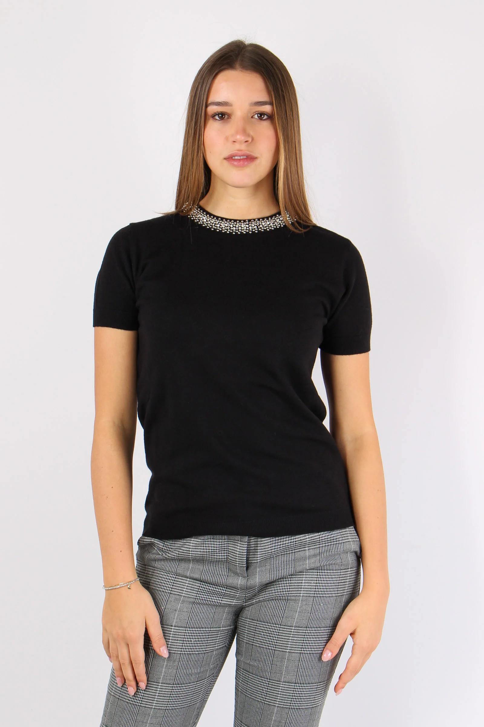 Acteria Maglia M/m Viscosa App Black - immagine 4