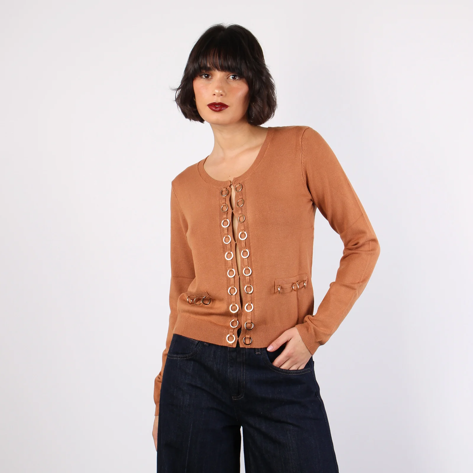 Asia Cardigan Anelli Amber B - immagine 8