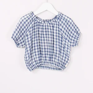 Blusa Vichy Blue Stone